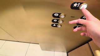 BUSY KONE traction elevators (Fmr. Montgomery) @ Nordstrom, South Coast Plaza, Costa Mesa, CA.