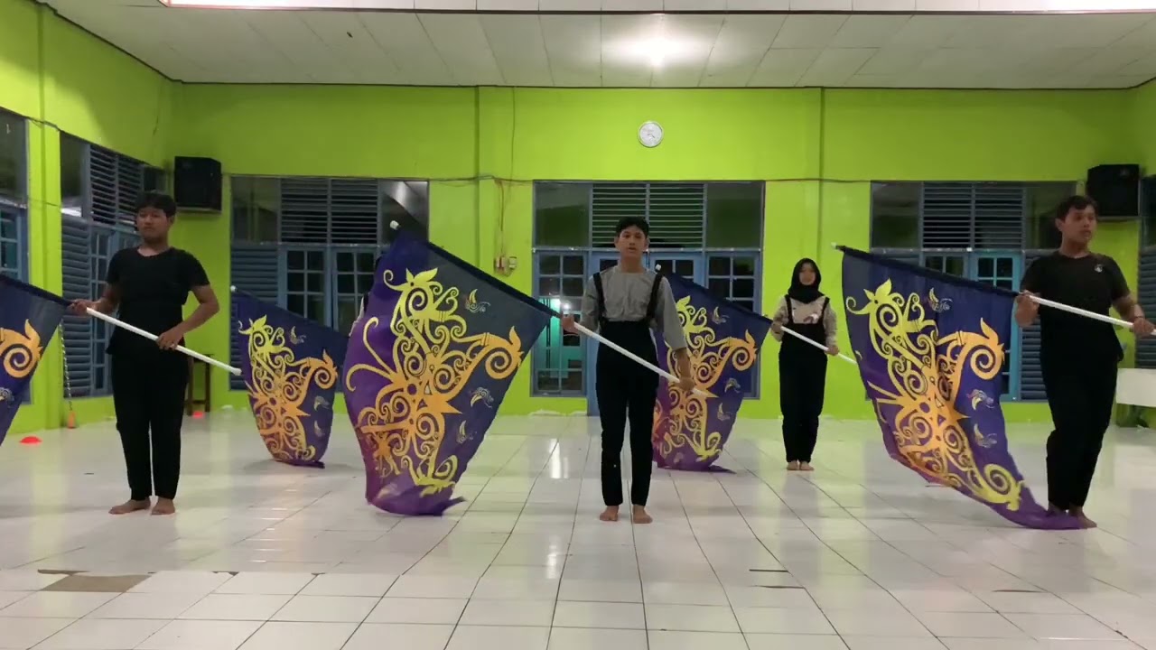 Mb. Gema Insan Cita MAN KAPUAS||Gerakan dasar Color Guard||Isen Mulang..