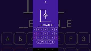 Hangman game screenshot 1