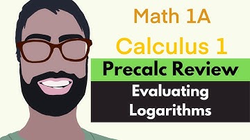 Algebra Precalculus Review | Video 3 - Evaluating Logarithms || Calculus 1