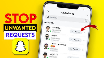 How to stop Random people adding you on Snapchat | How to disable unwanted add requests on Snapchat