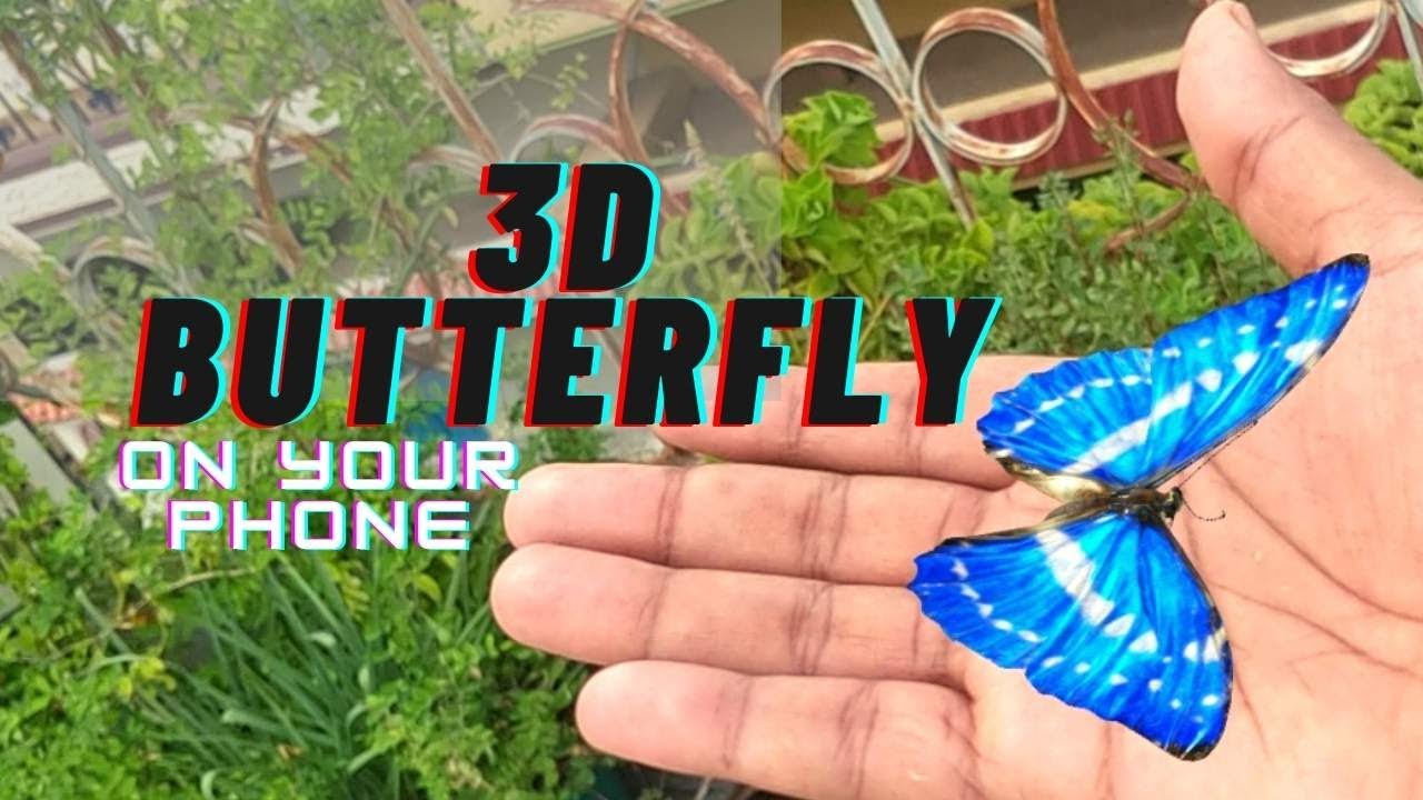 Download 3d Butterfly Google Ar On Android And Iphone Youtube