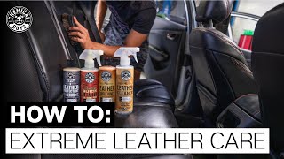 How To Nourish and Protect Leather!  Chemical Guys