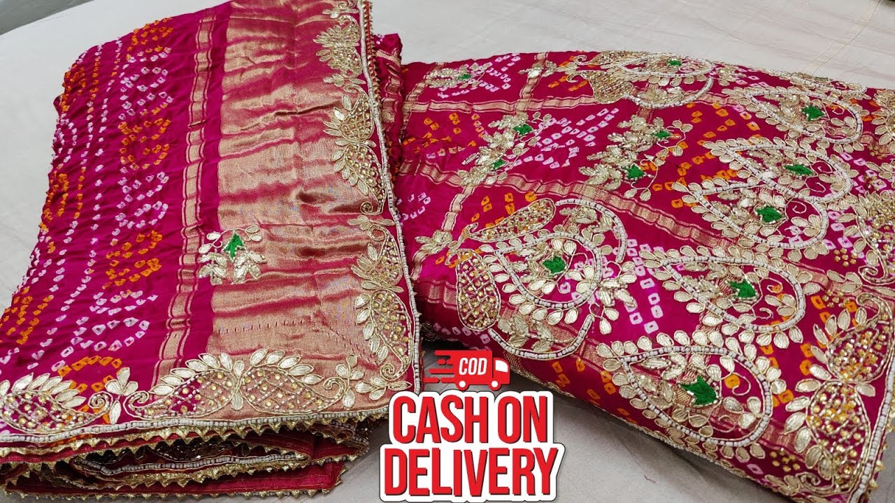 🔥Latest Designer Party Wear Rajasthani Gotapatti Lehenga 