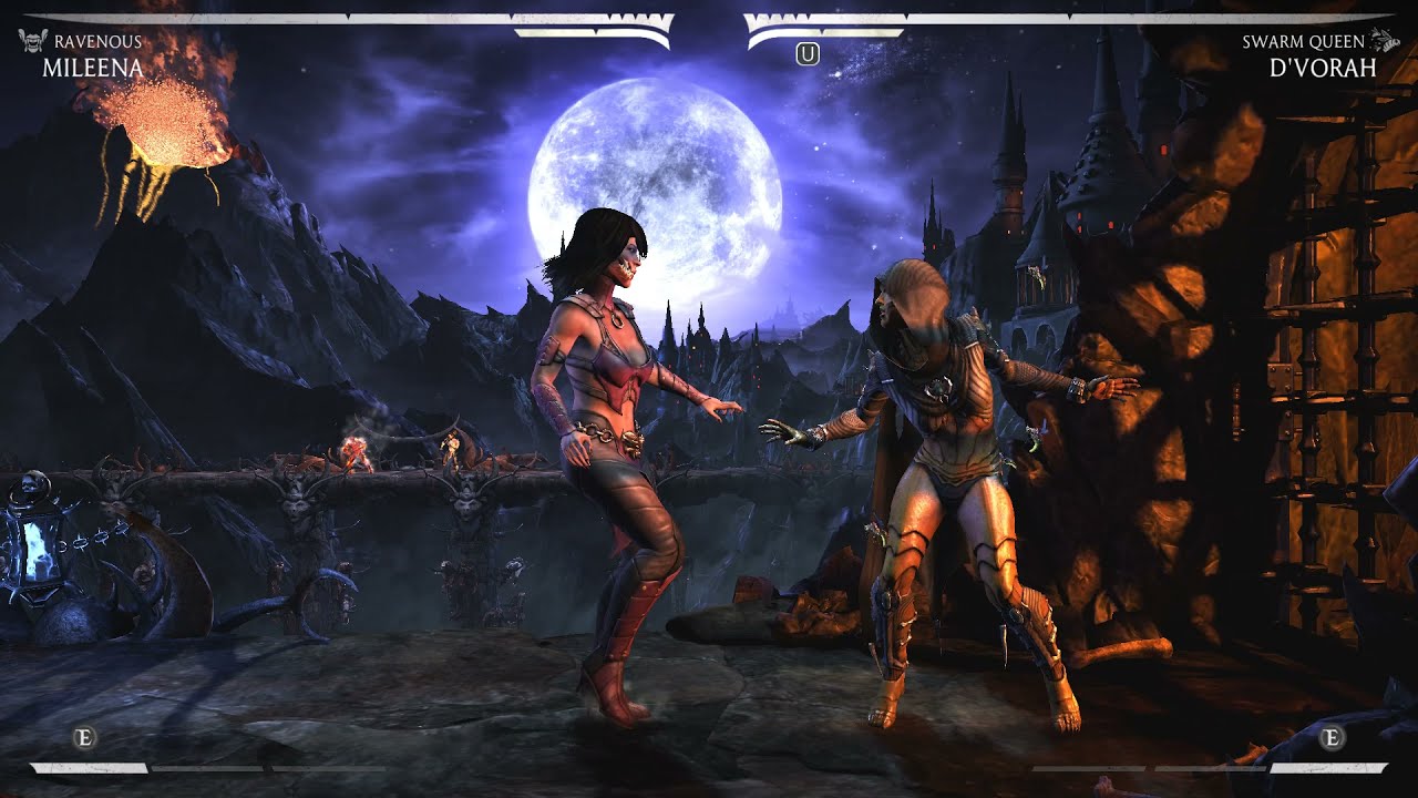 MKX Ravenous Mileena biggest melerless combo