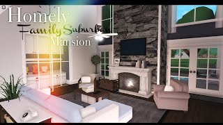 Homely Family Suburban Mansion | House Build | Roblox | Bloxburg