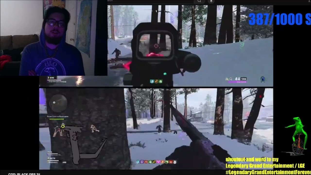 Reacting to attempts to beat CoD Zombies Easter Eggs with 