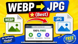 How to Convert WEBP to JPG for Free (No Software Needed) How to Convert WEBP to JPG for Free (No Software Needed)