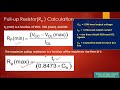 I2C pull up resistor calculation, bus capacitance, and rise time lecture 9