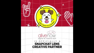AliveNow is an official Snapchat Lens Creative Partner! Global Lens Creative Partner for Snapchat.