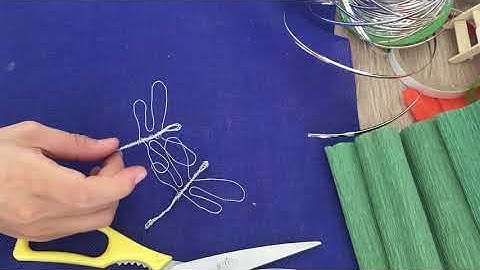 Hướng dẫn kỹ thuật làm con chuồn chuồn từ những sợi dây thép