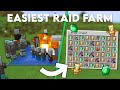 Minecraft easiest raid farm 120  insane loot