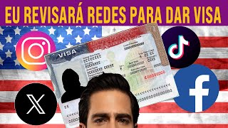 🗽¿Quieres VISA?🕵🏻 Te checarán facebook,🔍 twitter, insta...