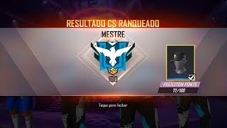 PEGUEI MESTRE 100 ESTRELAS 5 TEMPORADA CS RANQUEADO 🇮🇳 🎯 🇧🇷 HIGHLIGHT GARU FF FREE FIRE SEASON