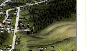 Farmington New Hampshire 1877 Panoramic Bird's Eye View Map 6676