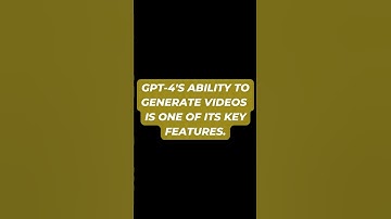 GPT 4 Coming With Text To Video Features  | GPT4 Launching Date