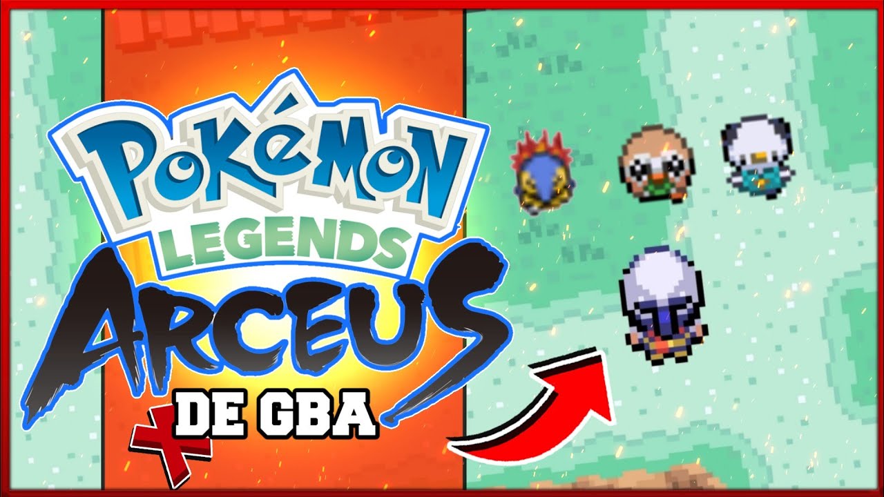 Joguei Pokémon Legends Arceus PT-BR GBA Pra Celular FEITO EM