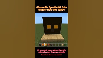 Minecraft: Speedbuild Cute Magma Cube Mob Figure Statue#minecraft #shorts #speedbuild#cute #statue
