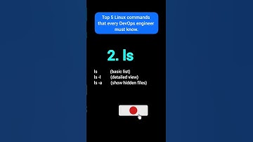 Top 5 Linux Commands Every DevOps Engineer Must Know 🔥 | Linux Basics in Hindi #Shorts