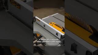 Bigger control for smaller saws...instantly! Woodpeckers Compact Auxiliary Rip Fence