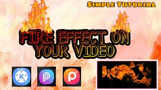 ADD FIRE EFFECT ON YOUR PHOTO IN 2min|WHATSAPP STATUS MAKER|KINEMASTER PICSART POLISH BEST TUTORIAL screenshot 4