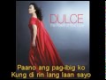 DULCE - PAANO with lyric