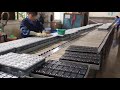 The VRLA batteries are in the assembling