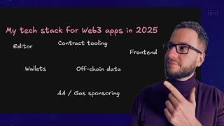 Celebrity Building Web3 Apps in 2025: My Ideal Tech Stack Wealth