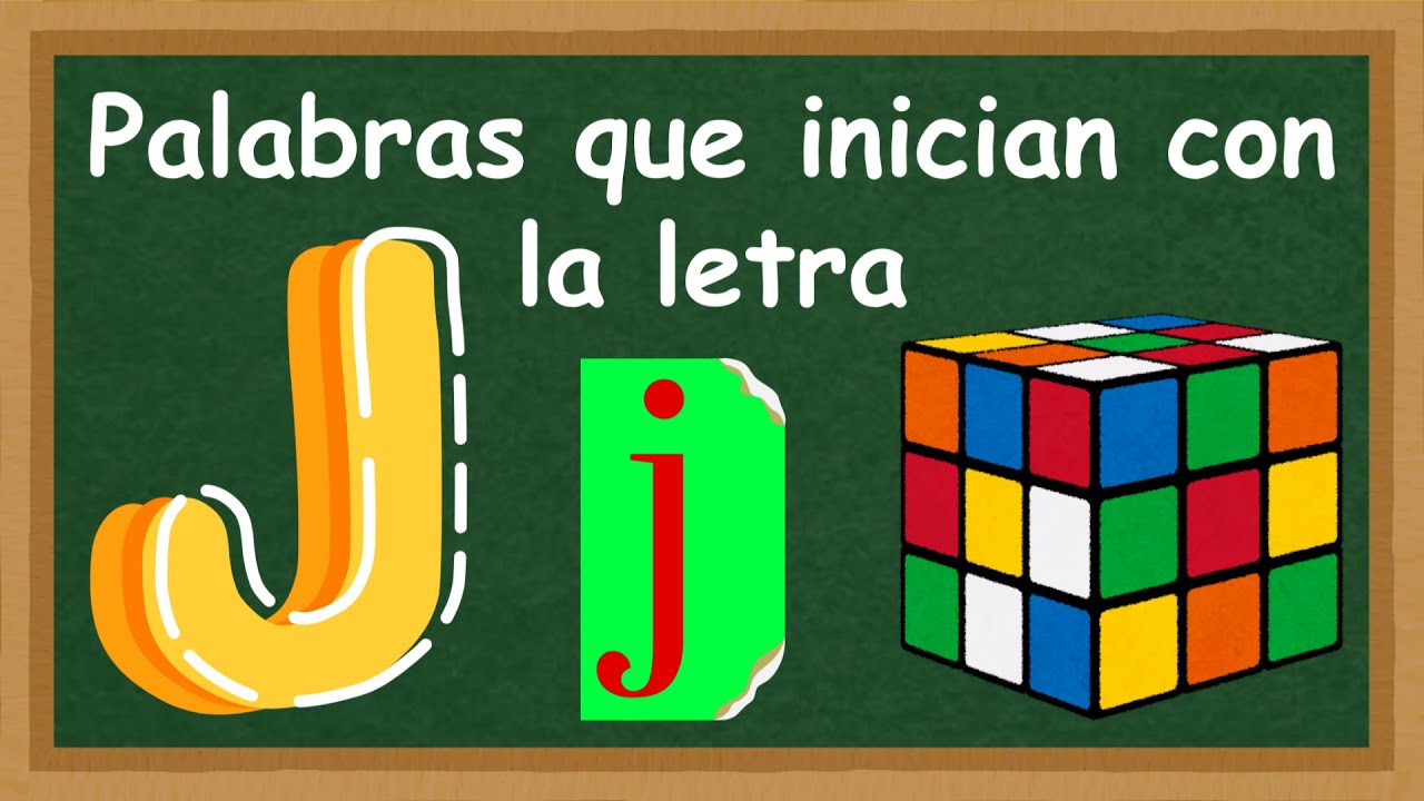 Palabras con la LETRA J 🦒 | Aprende a leer y escribir para NIÑOS