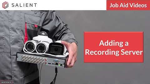 Adding a Recording Server