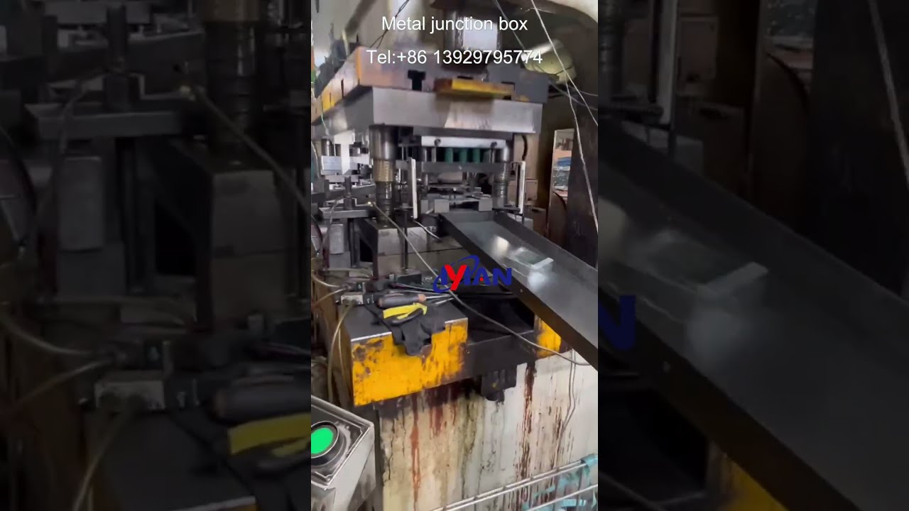 Metal junction box production line modular box progressive die