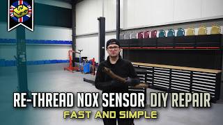 How to Re-thread a NOx Sensor – Using a Thread Tap | Full DIY Guide