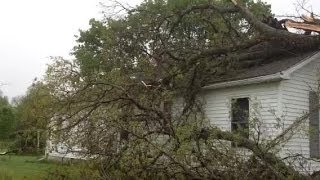 Storm damage in Champaign County