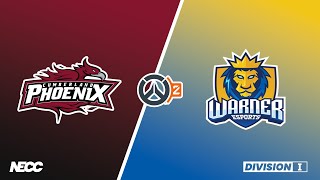 NECC Overwatch 2 | Week 1 | Division I: Cumberland Phoenix A vs Warner Gold
