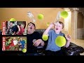 Epic Movie Time With Ethan and Cole! Bazooka Blast Vs. Bottle Flip Challenge