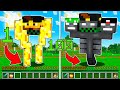 MINECRAFT MA OGNI LIVELLO = TI TRASFORMI - CACCIA ALL'UOMO