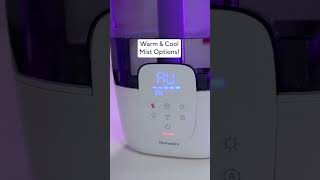 Homedics 2G Top Fill Warm & Cool Mist Ultrasonic UVC Humidifier | QVC