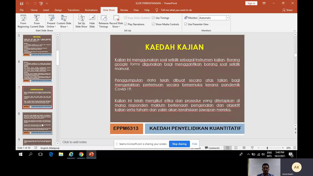 Hasil Kerja In English : Pembentangan Hasil Kajian Kesan Buli Di Tempat