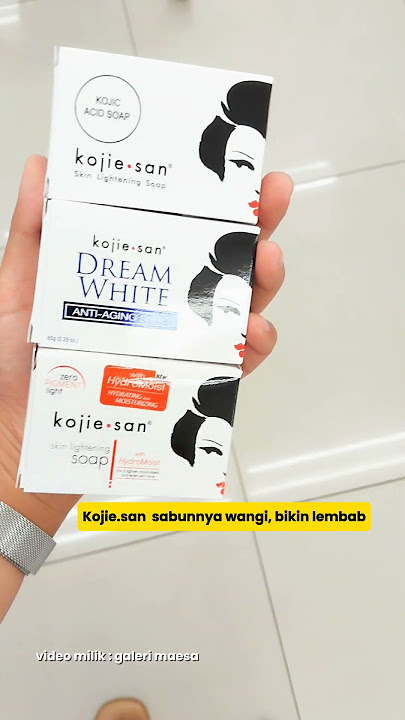 Sabun kojiesan bagus banget untuk mencerahkan kulit wajah, noda hitam juga hilang #sabunkojiesan