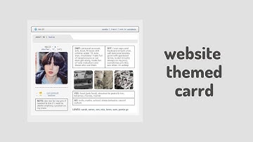 website themed carrd | tutorial
