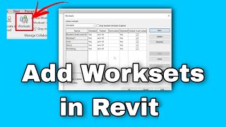 Add Worksets in Revit | Revit | Hindi