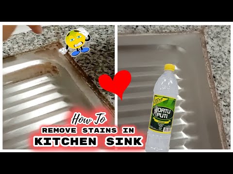 How To Remove Hard Water Stains On A Stainless Steel Kitchen Sink