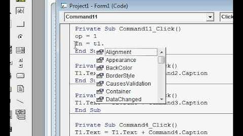 Calculator in Visual Basic 6 in Urdu