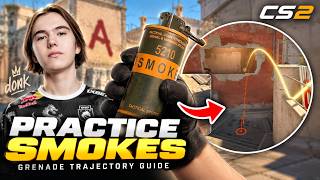 How to Practice Smokes in CS2 – Grenade Camera Trajectory Guide
