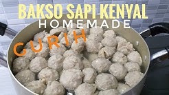 CARA MEMBUAT BAKSO KENYAL HOMEMADE + BUMBU DASAR KUAH BAKSO - Durasi: 17.17. 