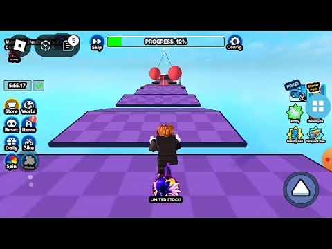 PARKOUR NO ROBLOX,MAIS É DE BIKE😱😱😱😱😱😱😱 SIMULADOR de bike