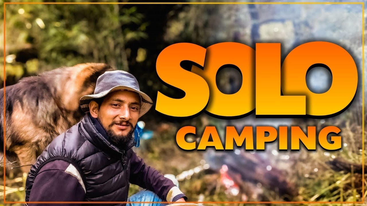 SOLO Camping in Forest 🏕️🌲🌲 Building without Tent ।। Bushcraft Shelter ...