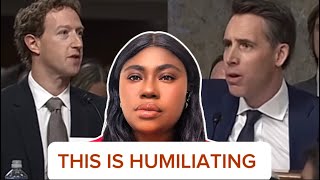 WTF IS THIS! Zuckerberg and Senator Hawley CLASH in fiery child safety hearing