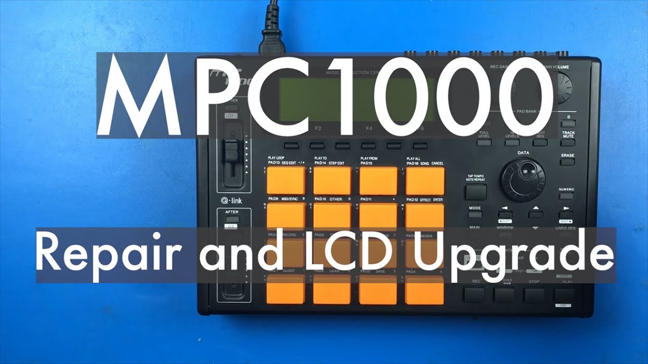 Akai MPC 3000 LCD Backlight Replacement Install - MPCstuff.com ...