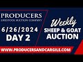 6/26/2024 - Day 2 - Sheep & Goat Auction - Producers Livestock Auction Company